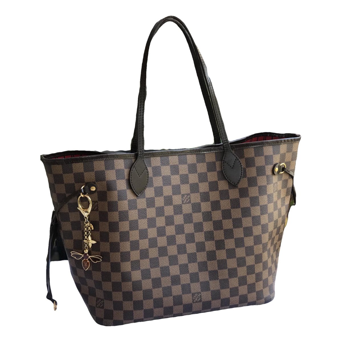 Neverfull leather tote