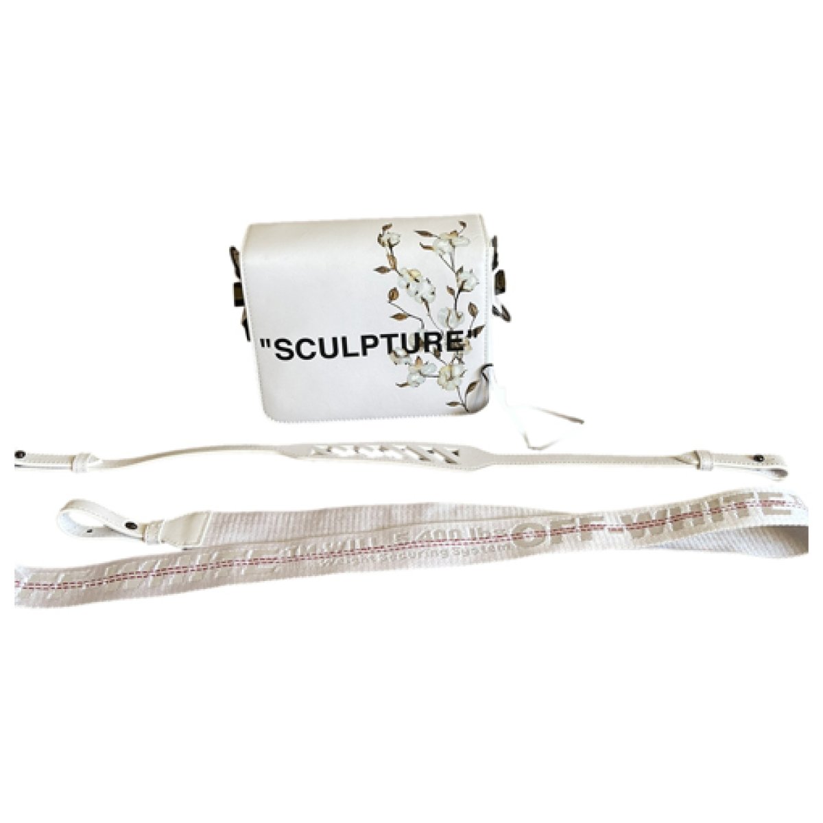 Sculpture leather handbag