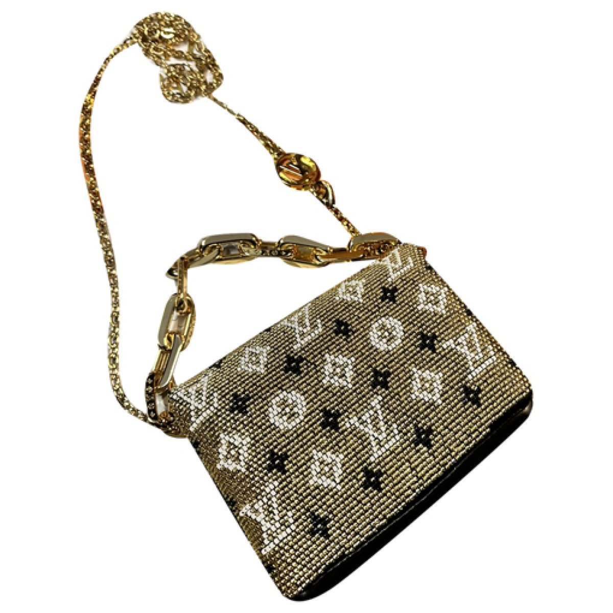 Coussin leather crossbody bag