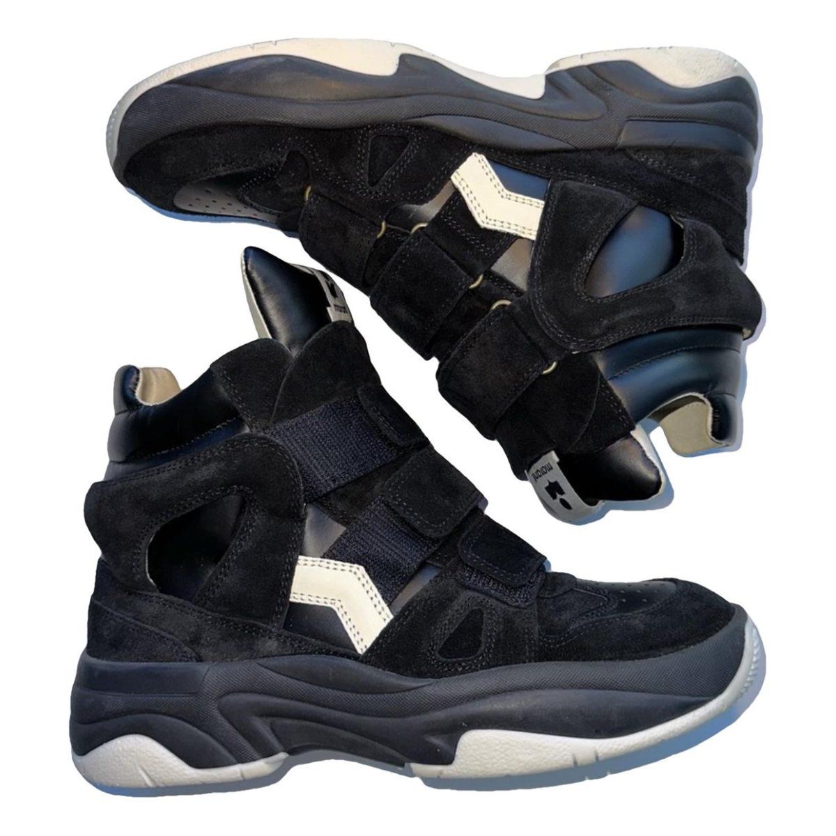 Buckee leather trainers