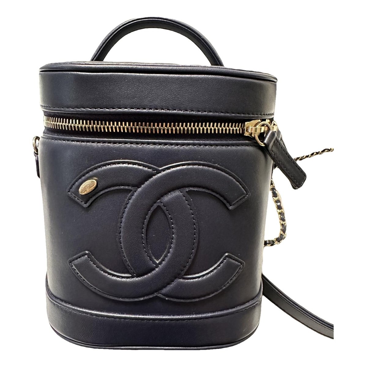 Vanity leather crossbody bag