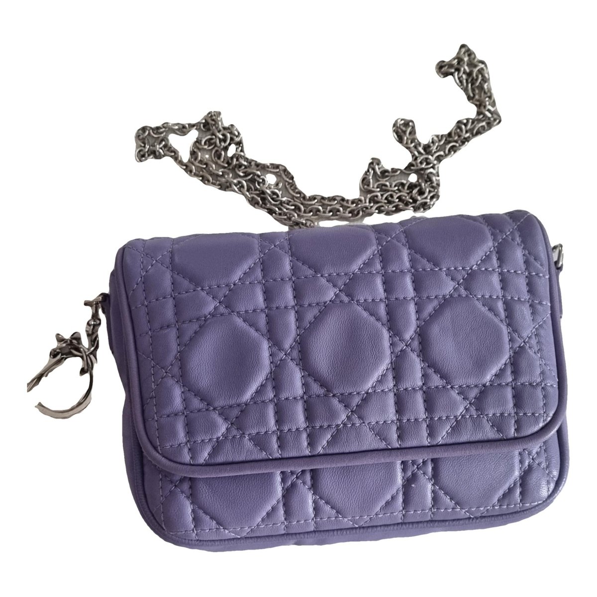 Miss Dior leather clutch bag
