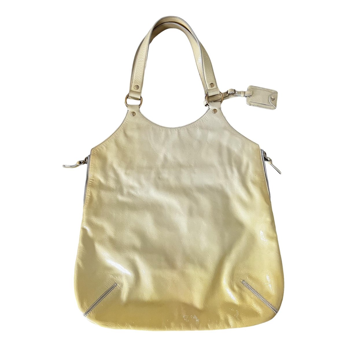 Tribute patent leather handbag