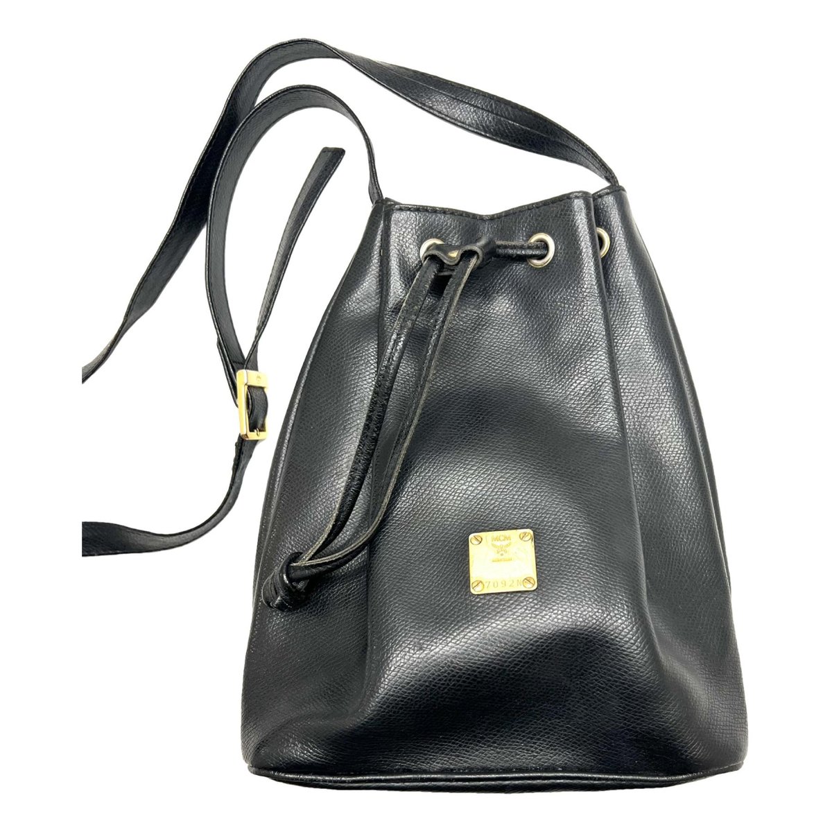 Heritage Drawstring leather handbag