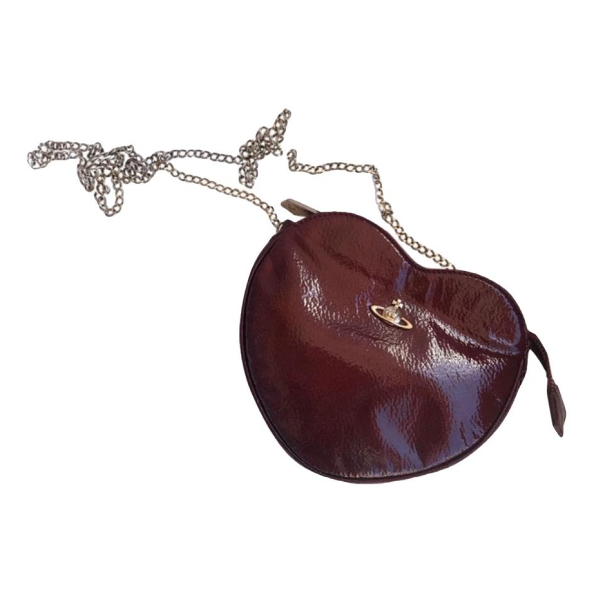 Chancery Heart patent leather crossbody bag
