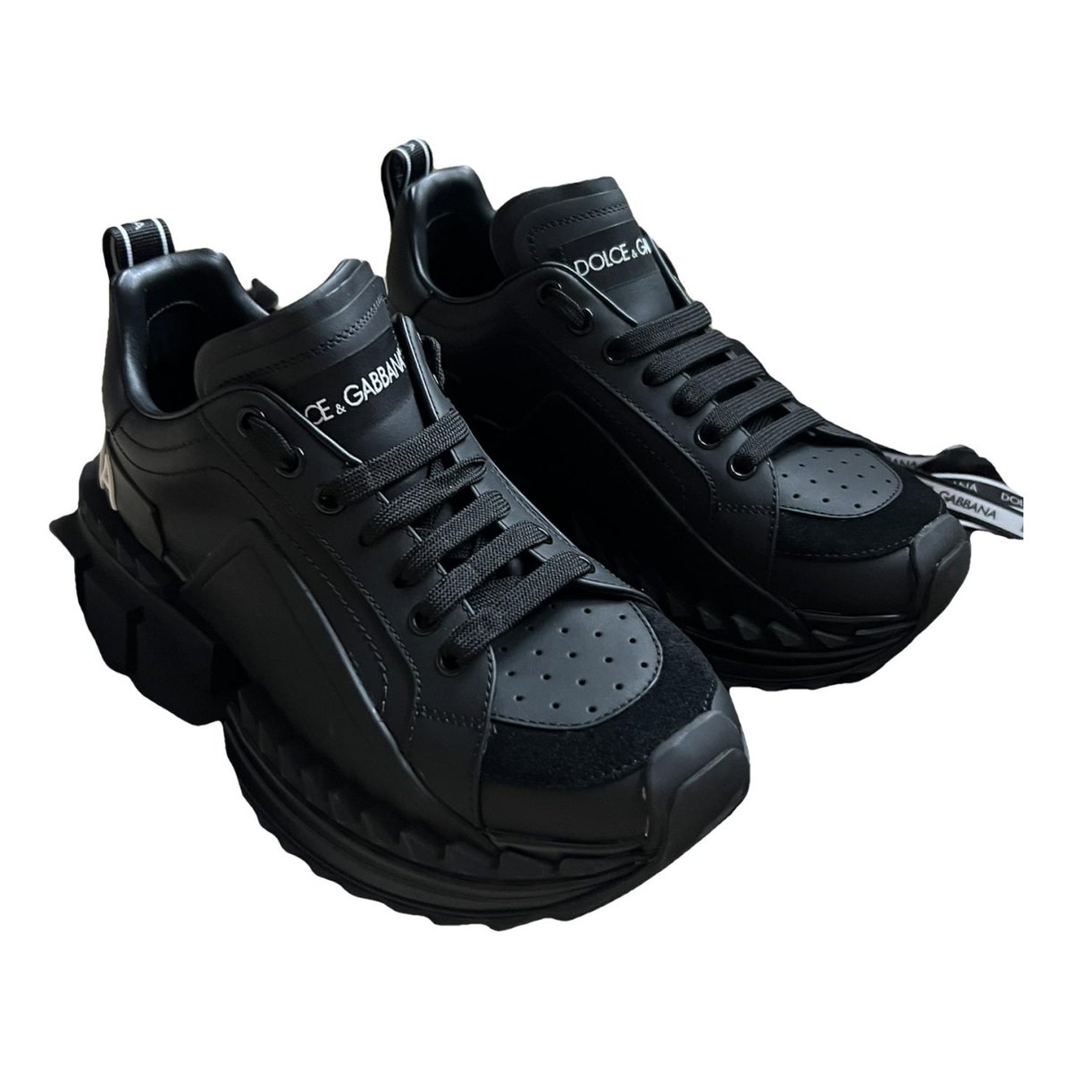 Super King leather trainers