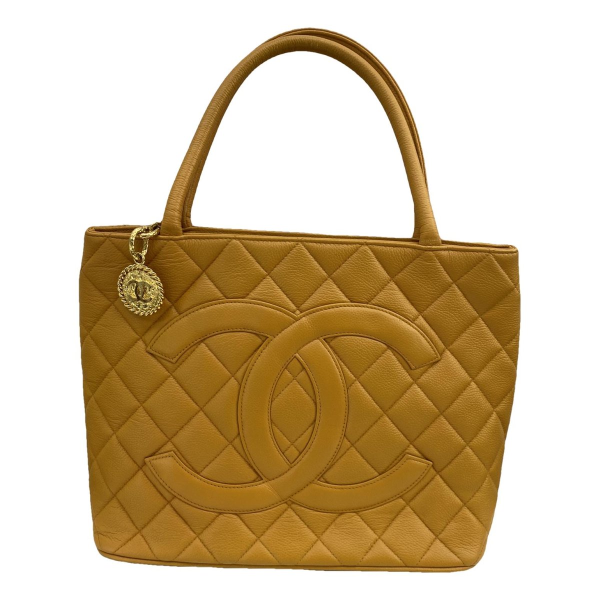 Médaillon leather handbag