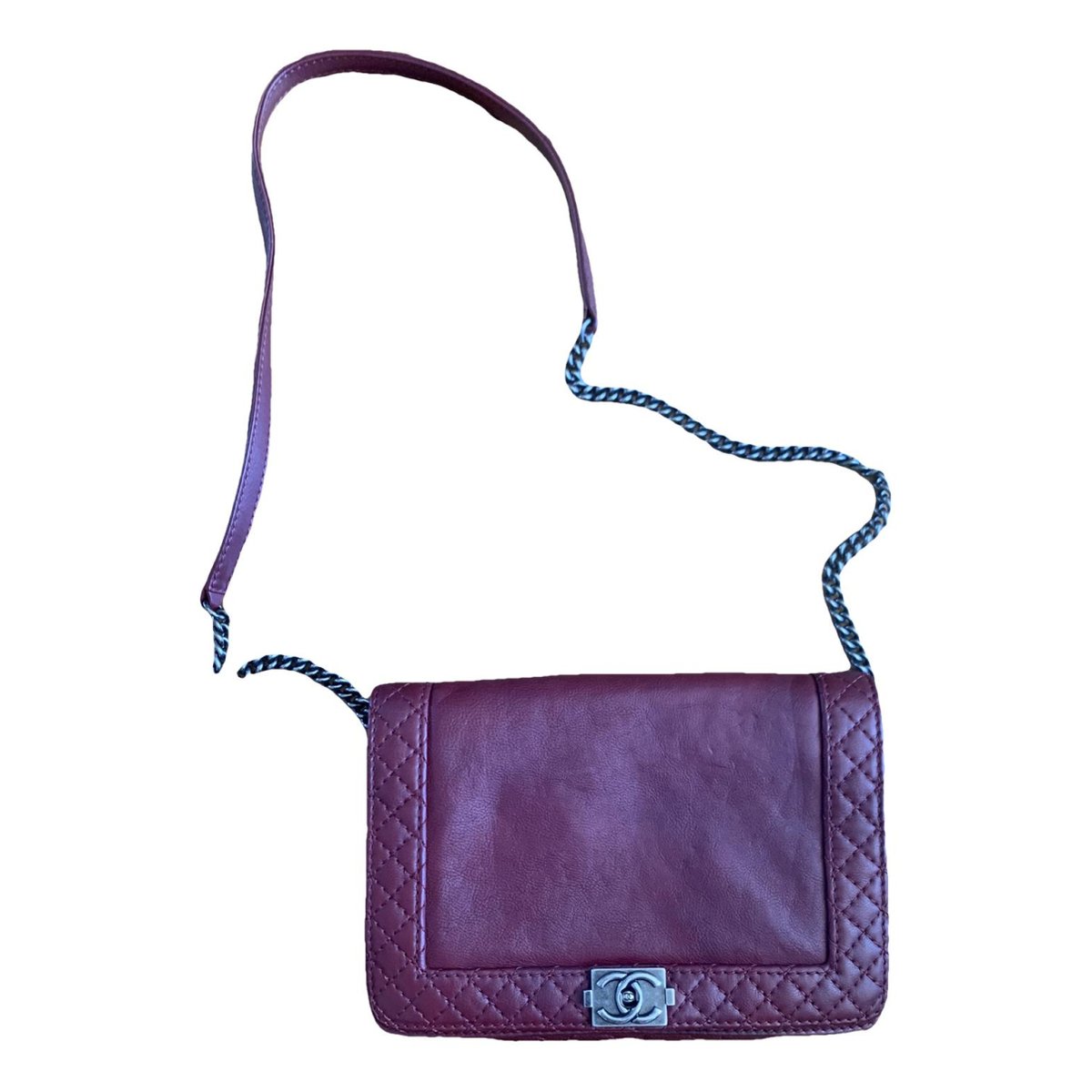 Boy leather crossbody bag