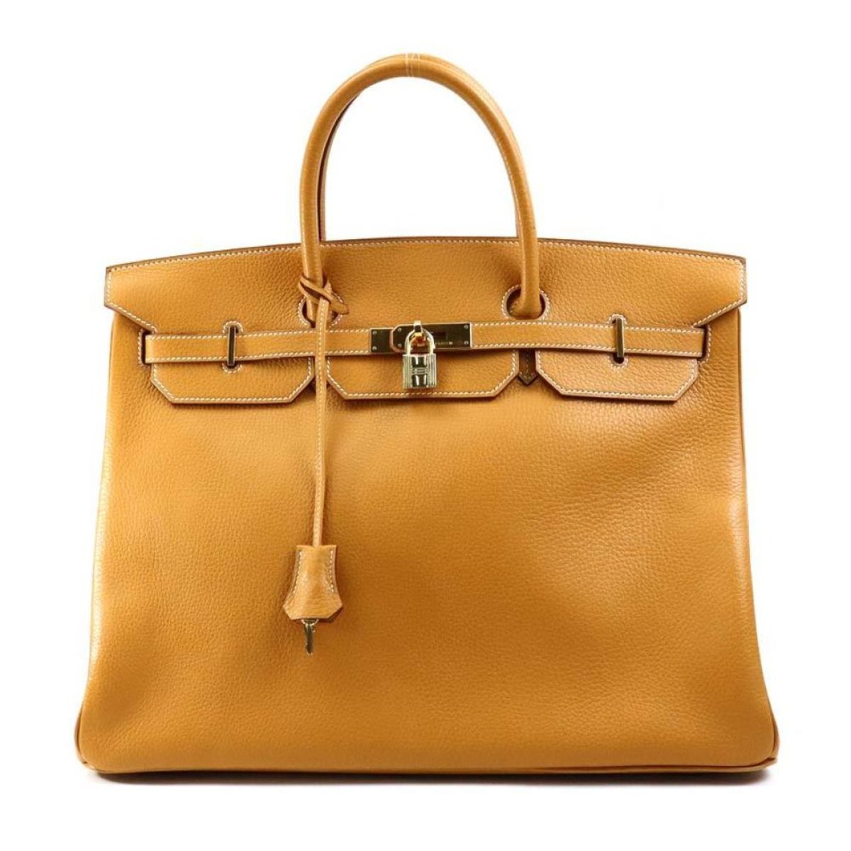 Birkin 40 leather handbag
