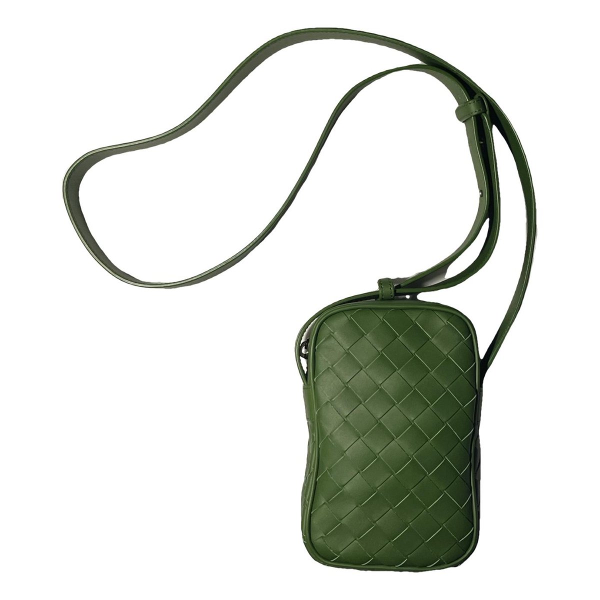 Cassette leather crossbody bag