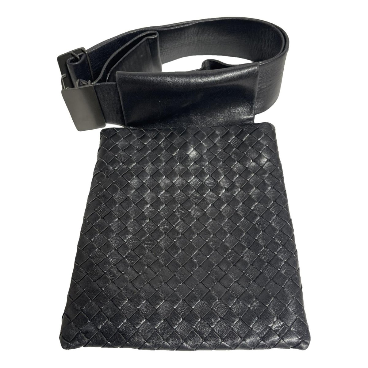 Cassette leather handbag