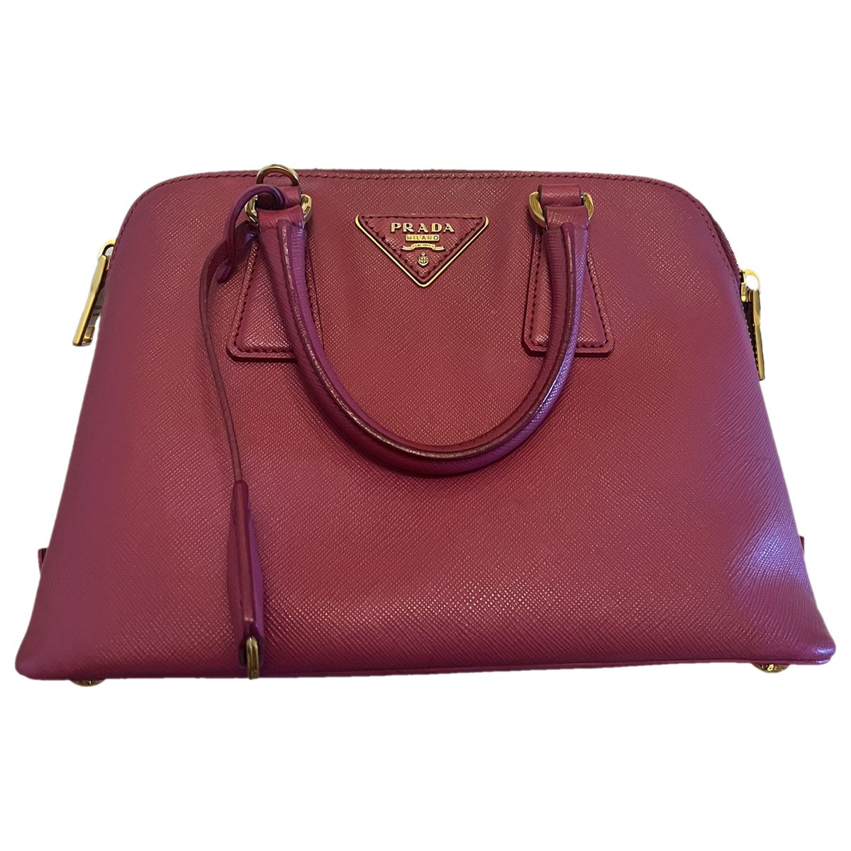 Promenade leather handbag