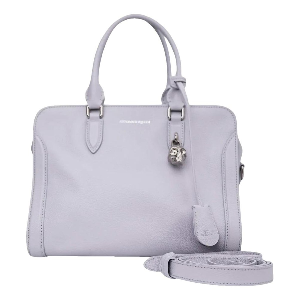 Zippé leather handbag