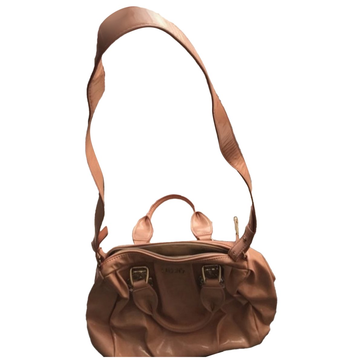 Patent leather handbag