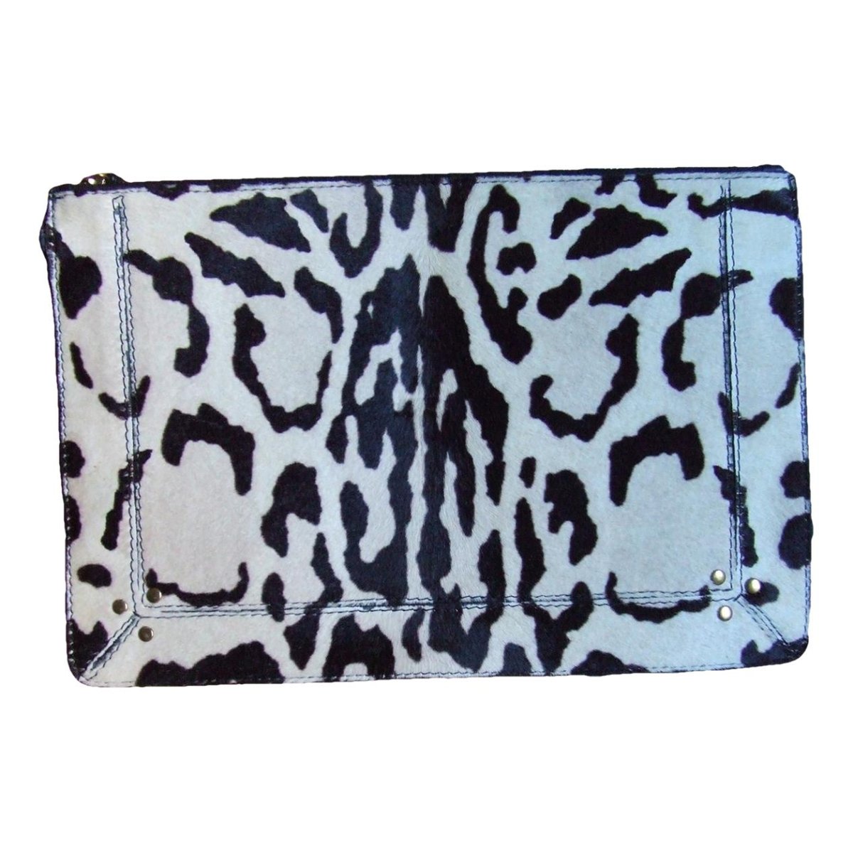 Popoche leather clutch bag