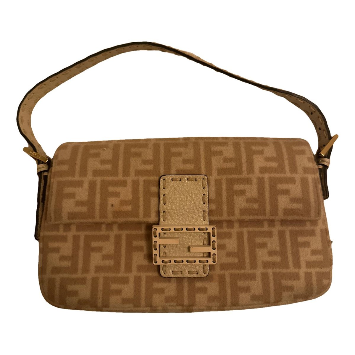 Baguette wool handbag