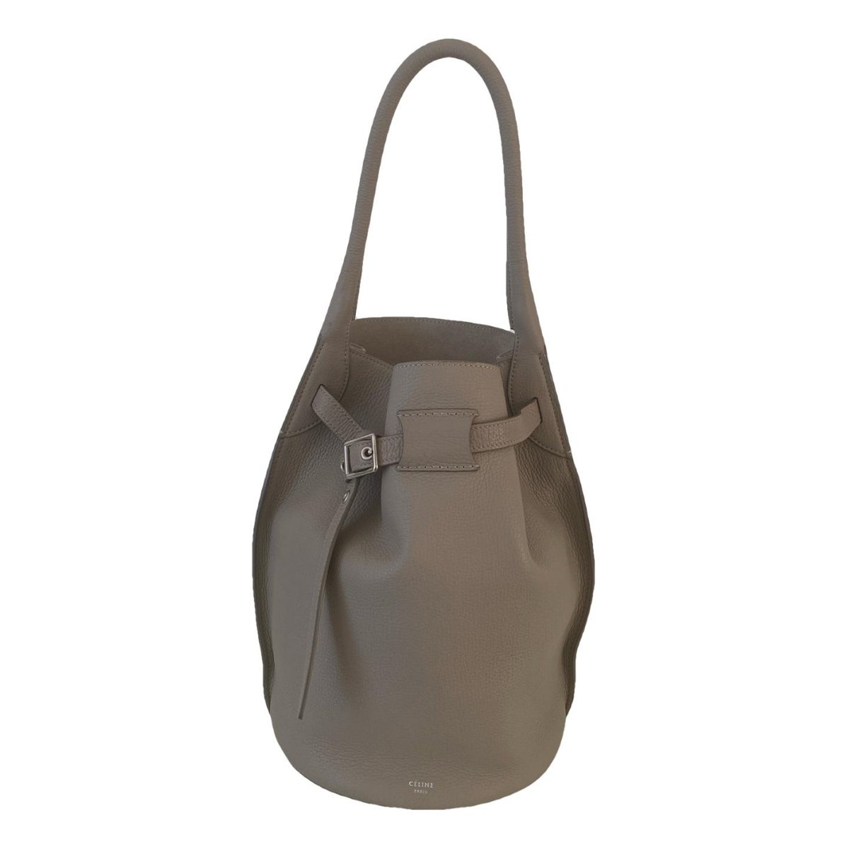 Clasp Bucket leather tote