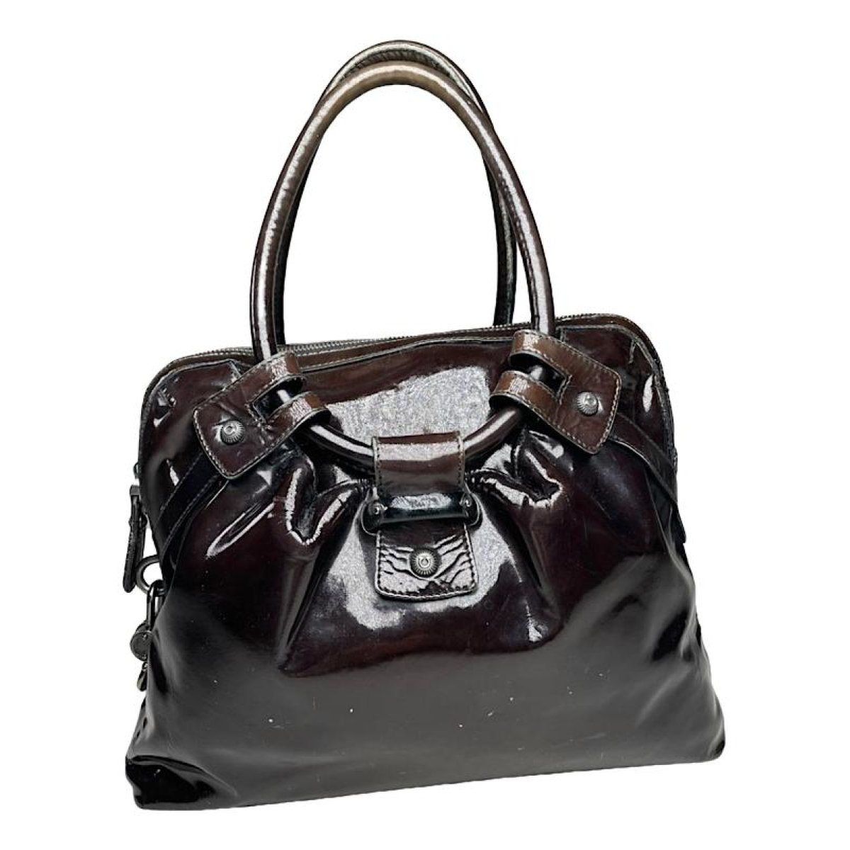 Wanda patent leather handbag