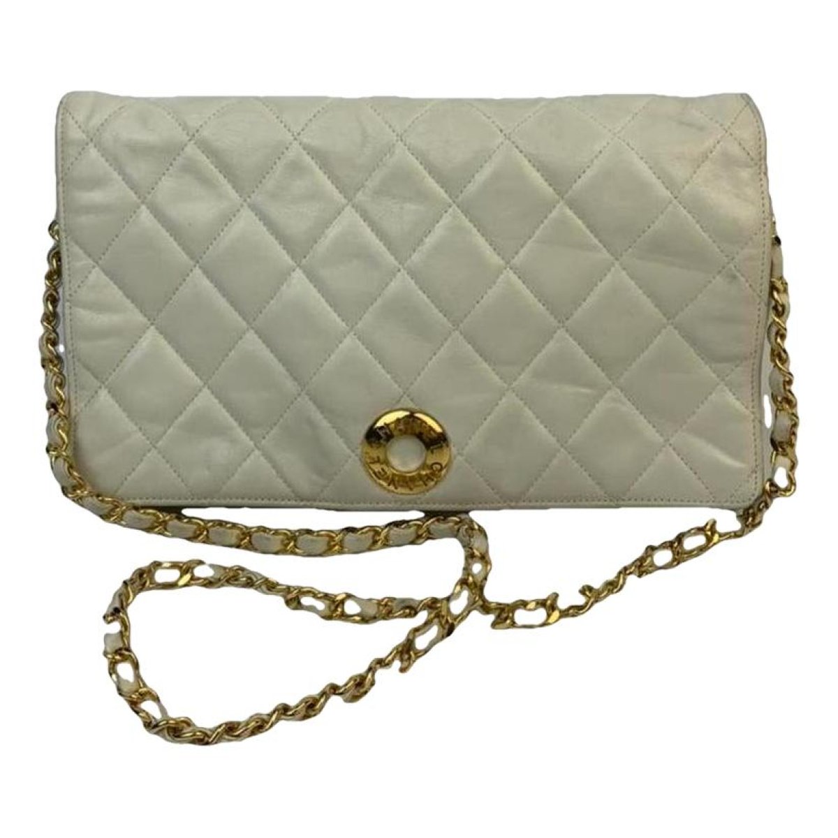 Trendy CC Flap leather handbag
