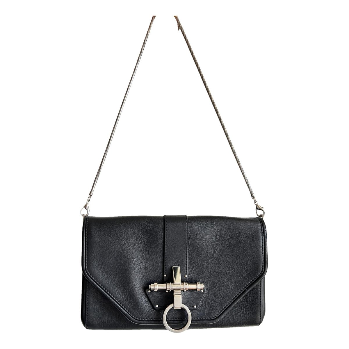 Obsedia leather clutch bag