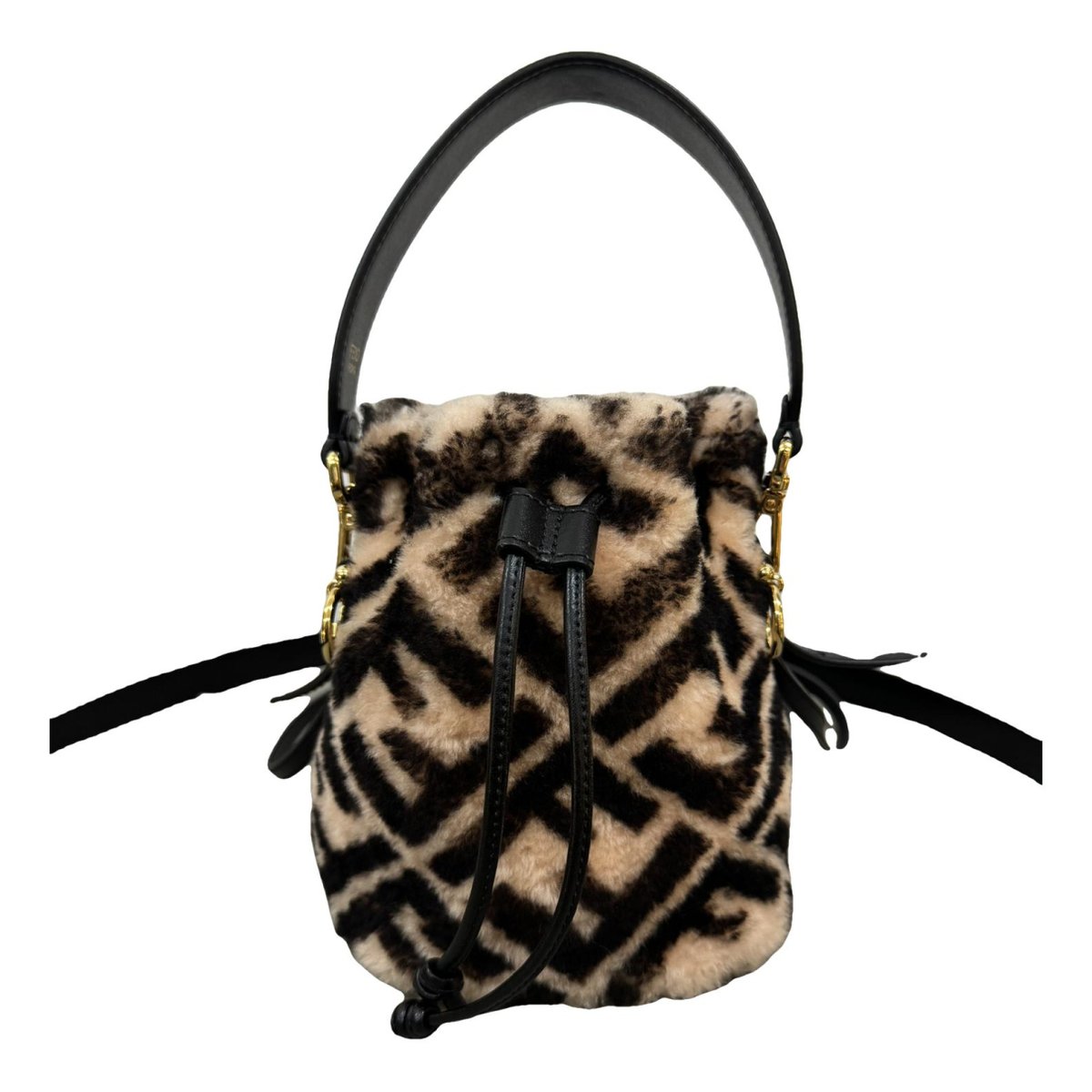 Mon Trésor faux fur crossbody bag