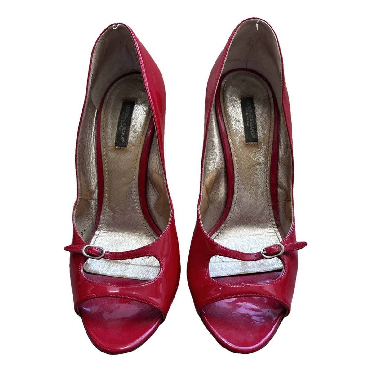 Mary Jane patent leather heels