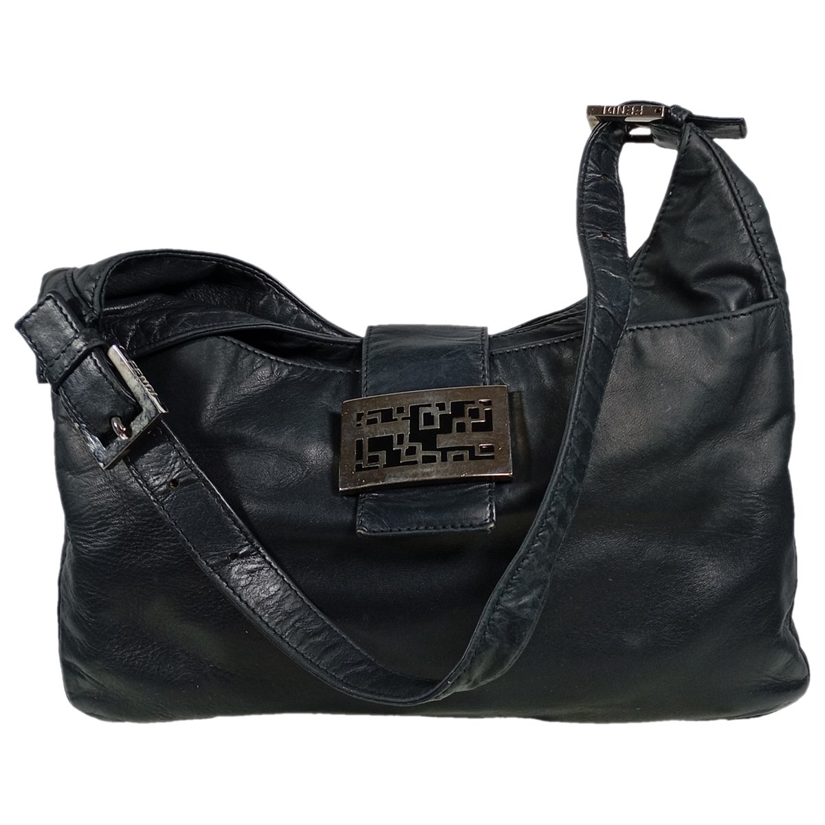 Baguette leather handbag