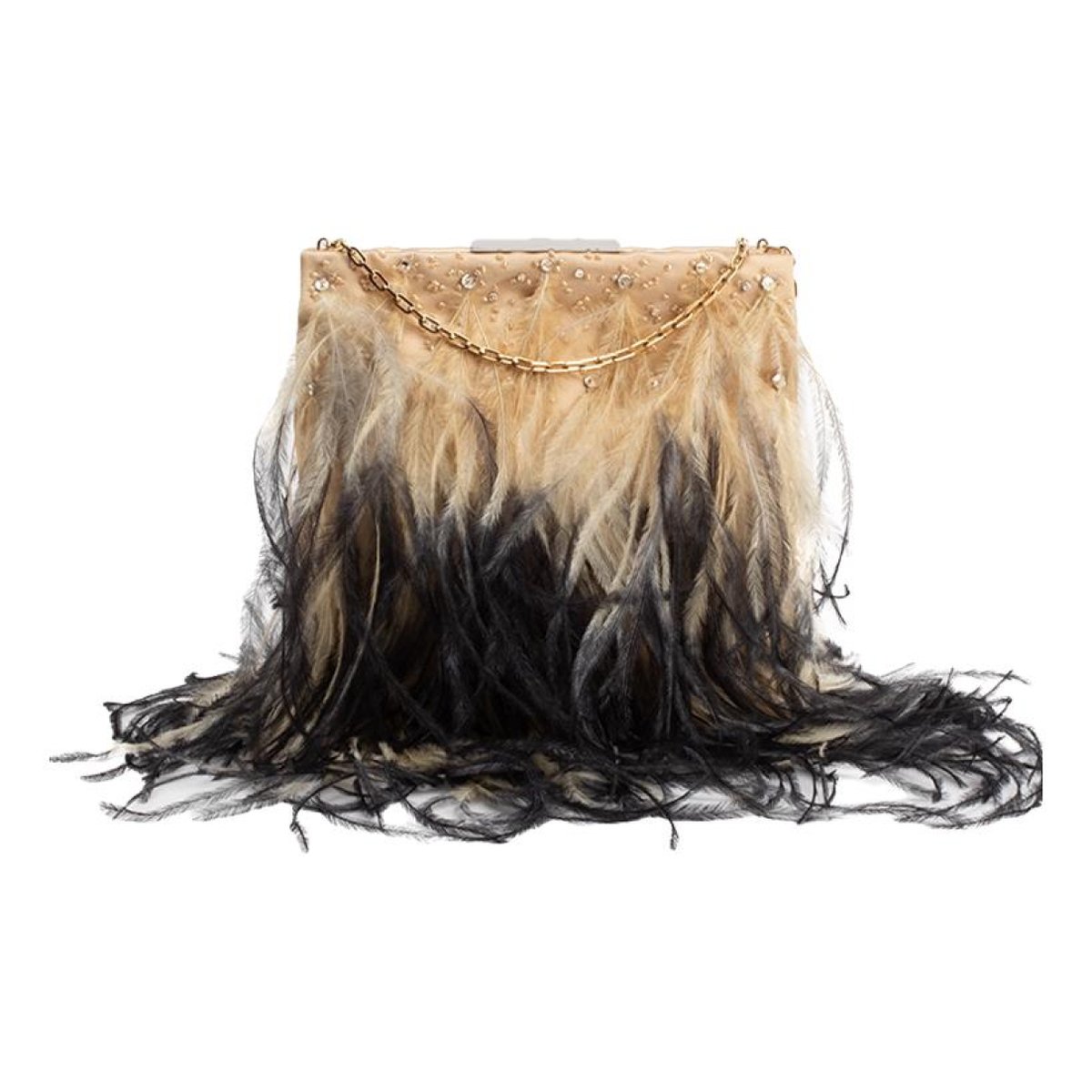 Bloomy Stud silk bag