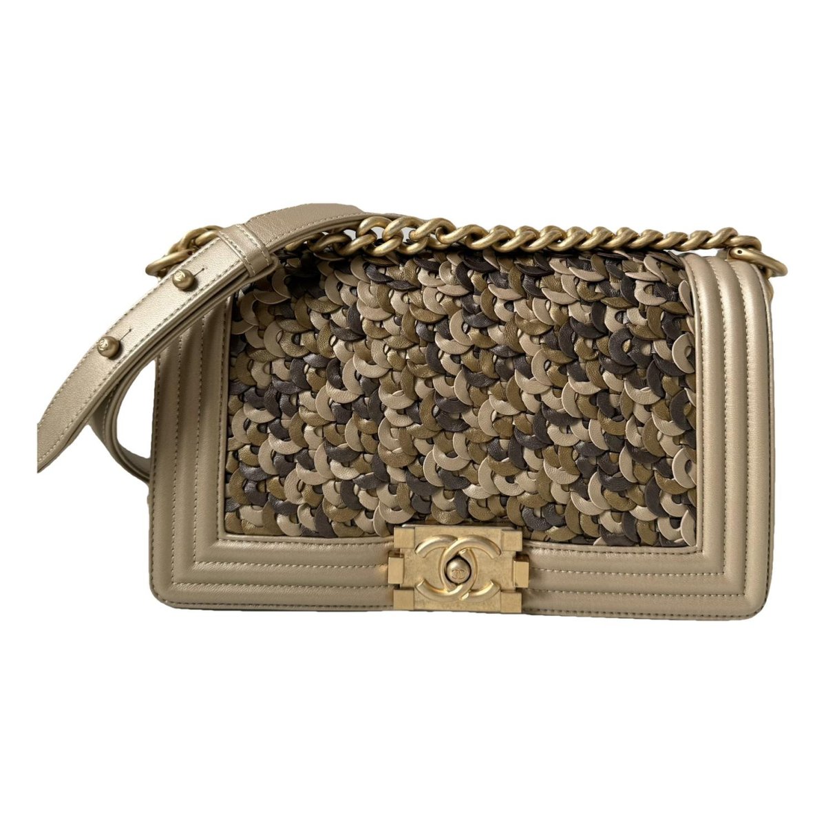 Boy leather crossbody bag