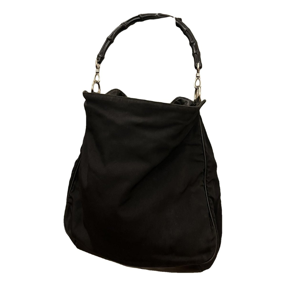 Bamboo Top Handle cloth handbag