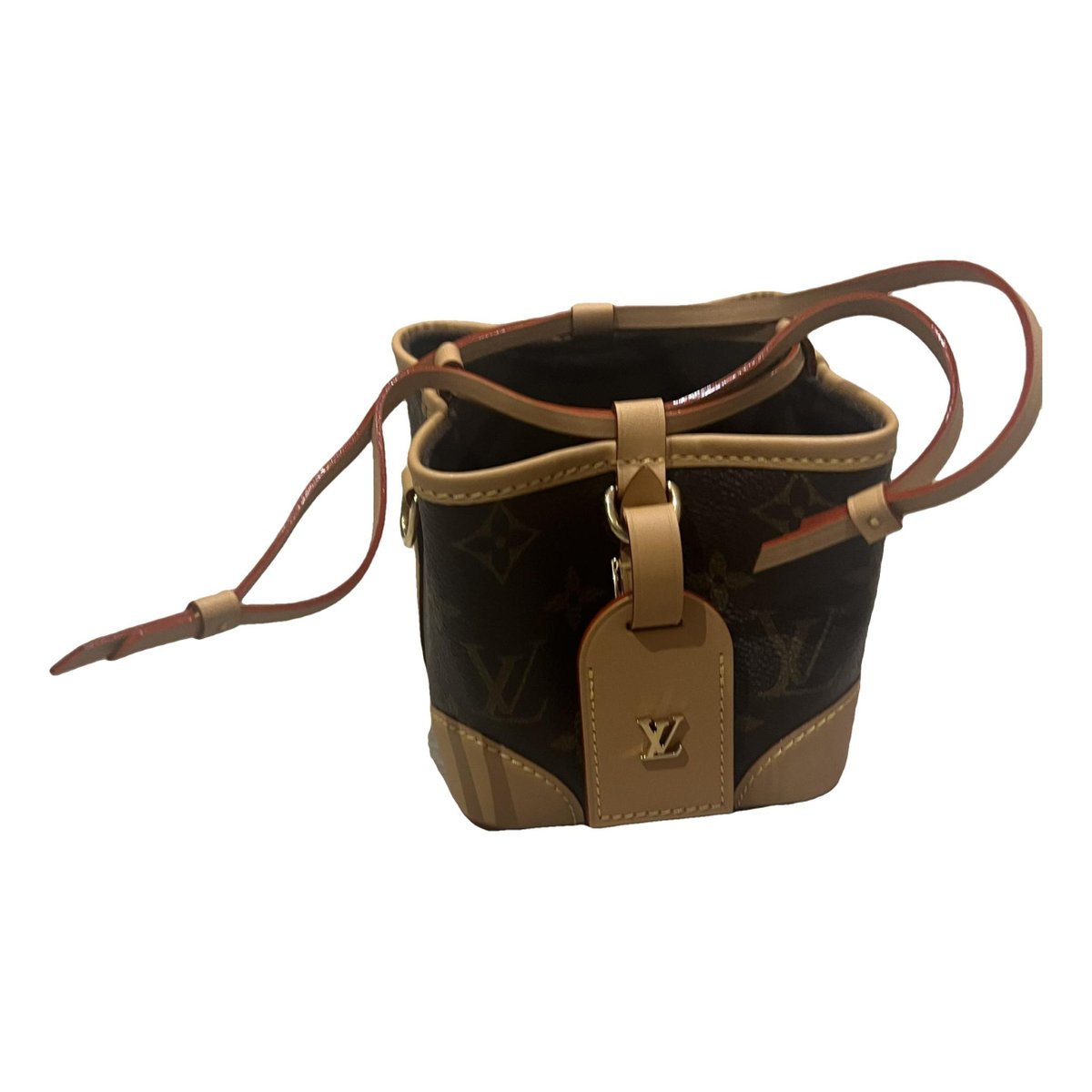 Nano Noé leather crossbody bag
