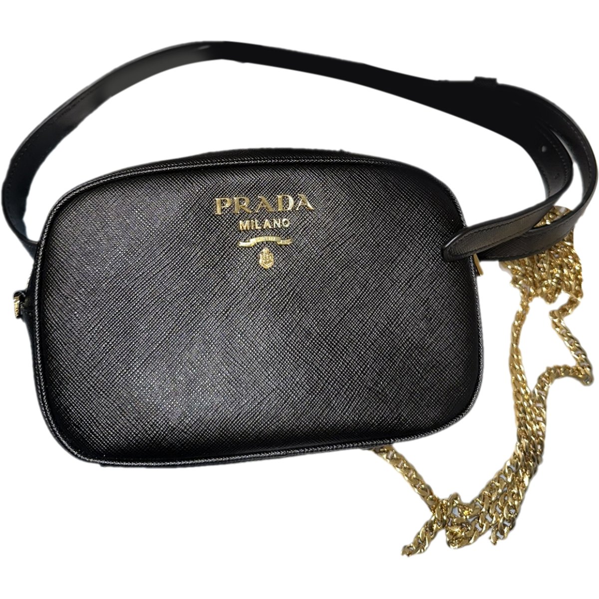 Saffiano leather crossbody bag