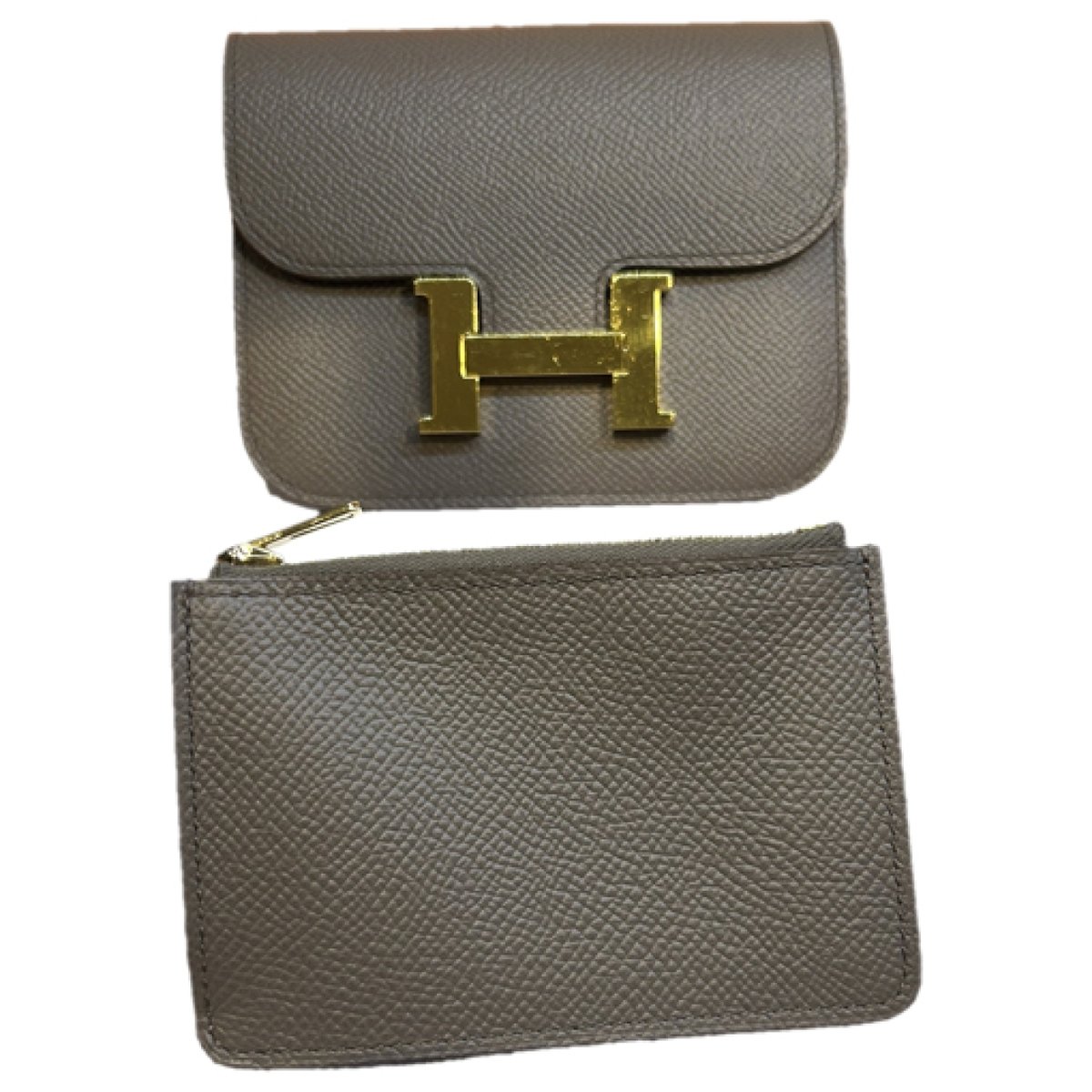 Constance leather clutch bag