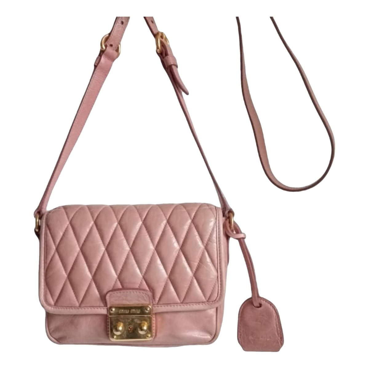 Miu Confidential leather crossbody bag