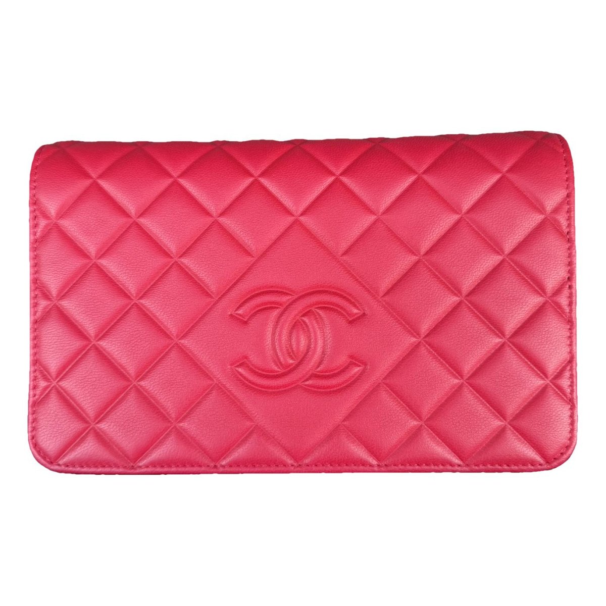 Wallet On Chain Double C leather crossbody bag