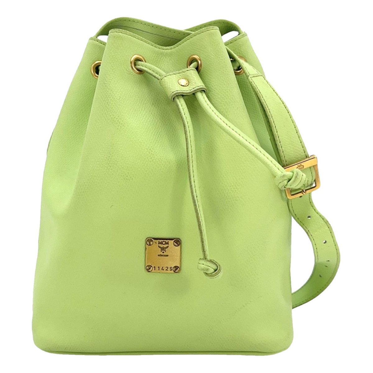 Heritage Drawstring leather handbag