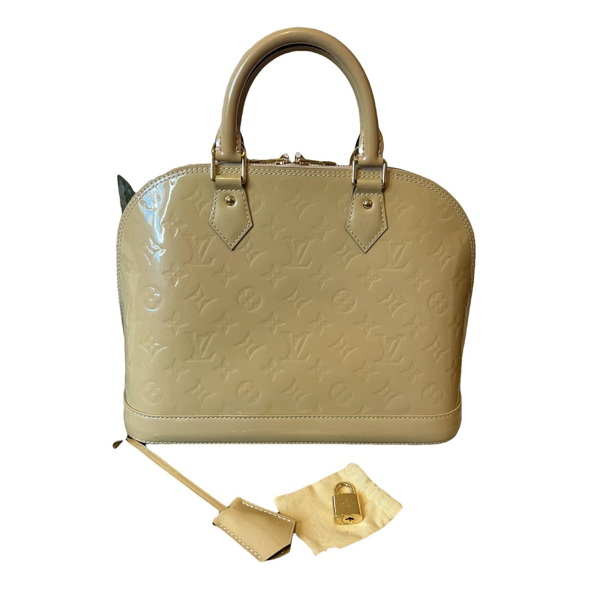 Alma patent leather handbag