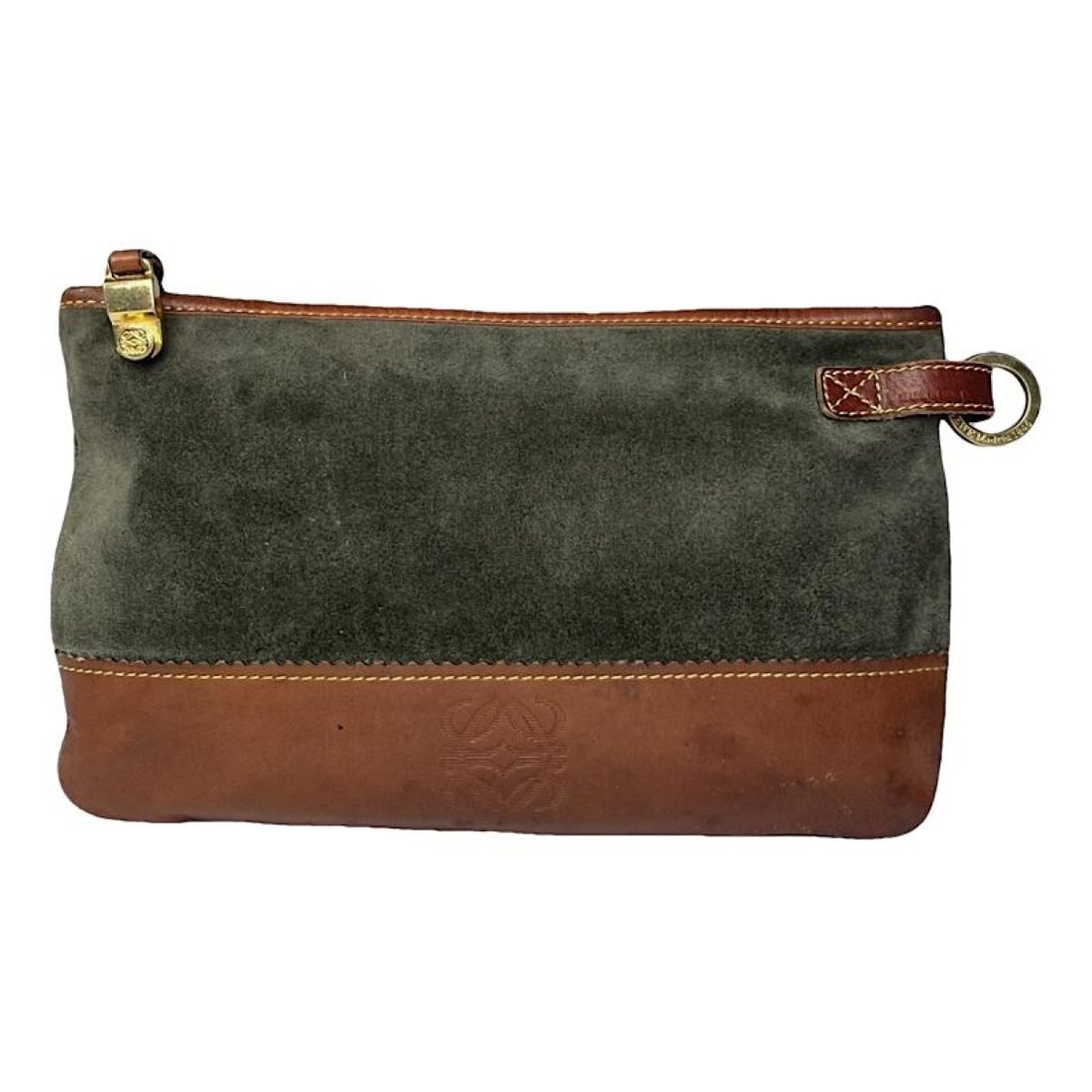 Barcelona leather clutch bag