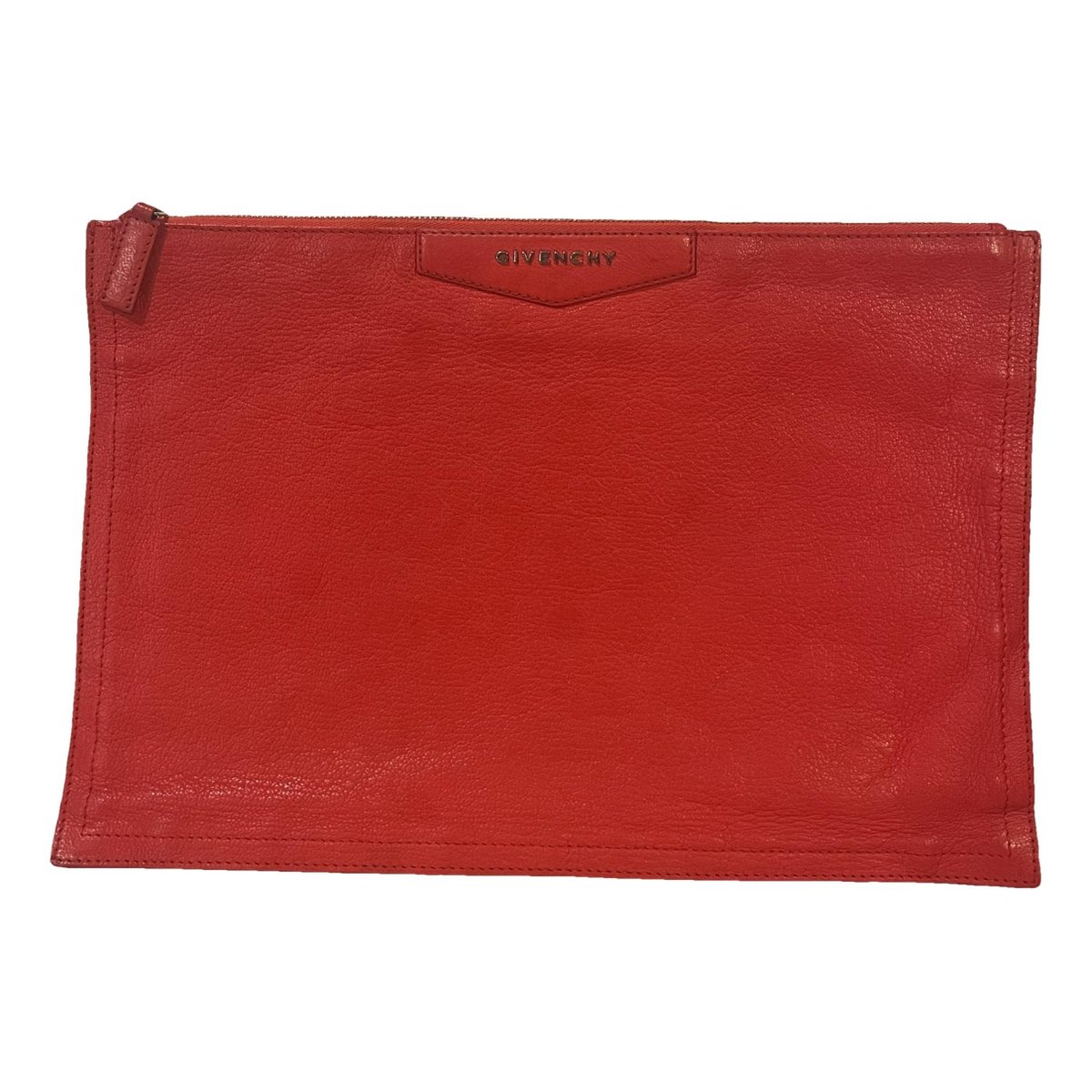 Antigona leather clutch bag
