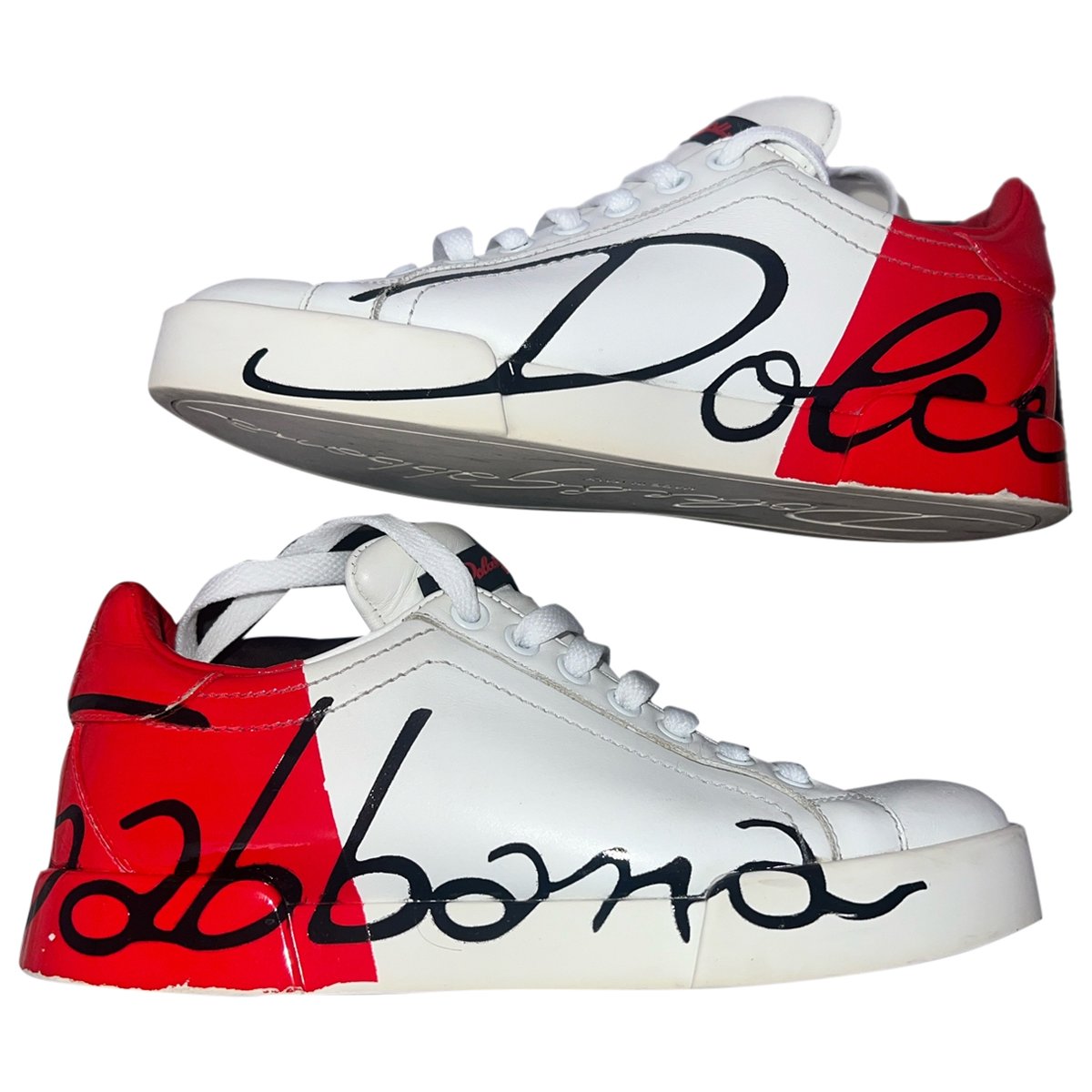 Portofino leather trainers