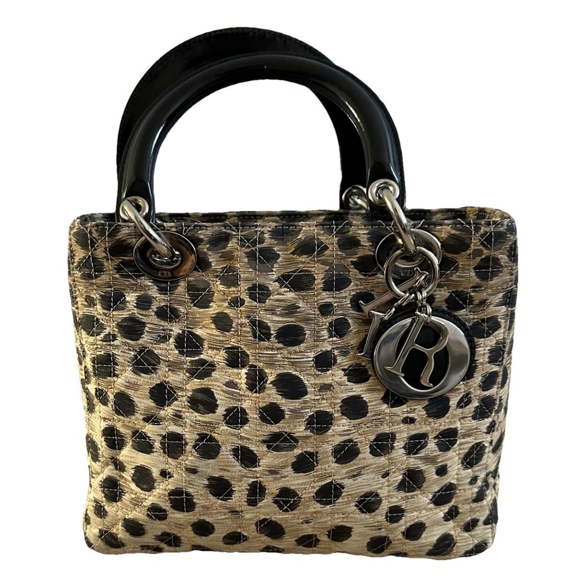 Lady Dior cloth handbag