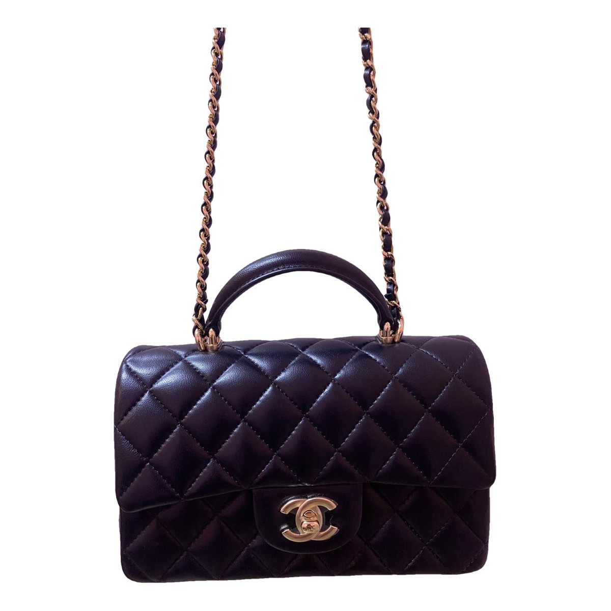 Timeless Classique Top Handle leather handbag