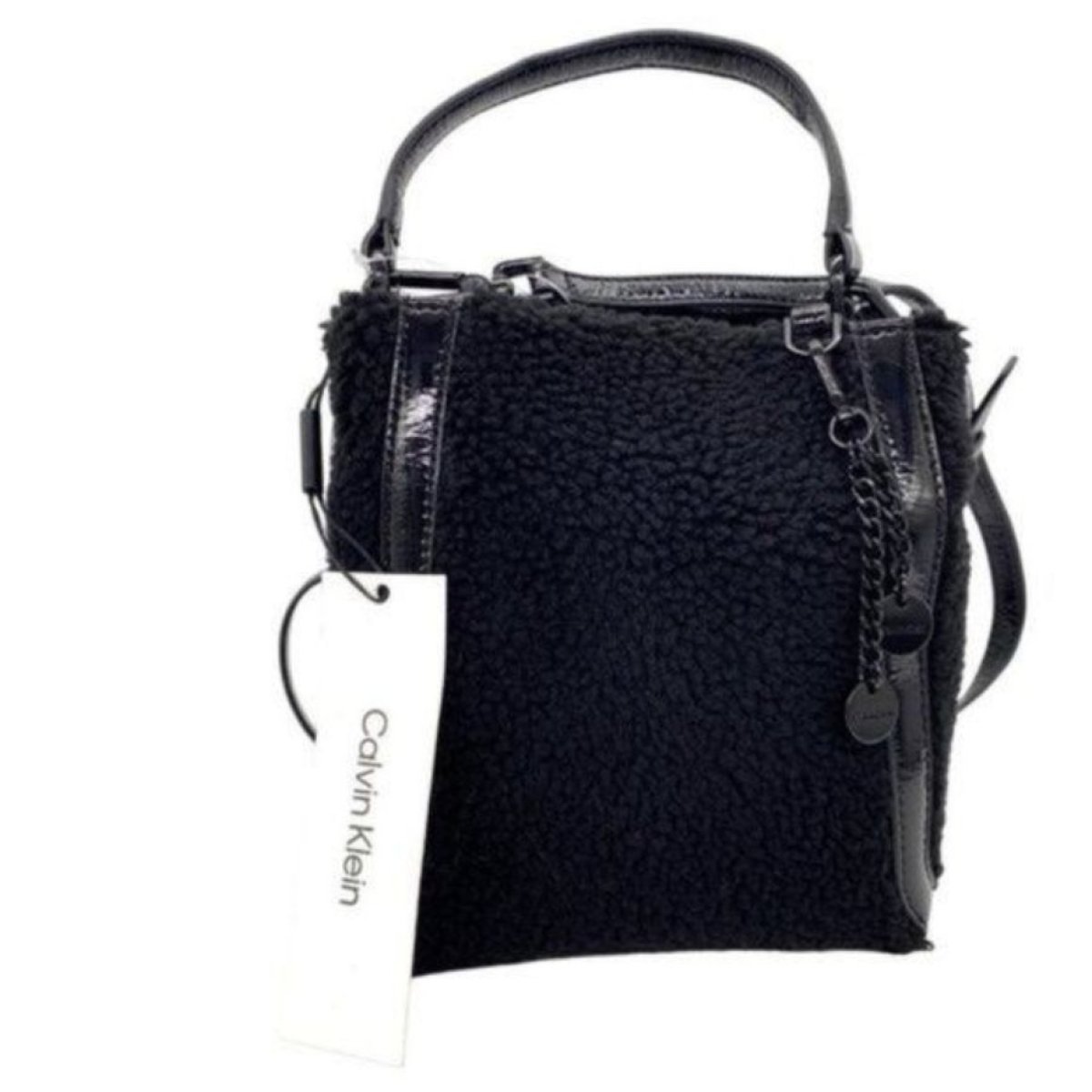 Vegan leather crossbody bag