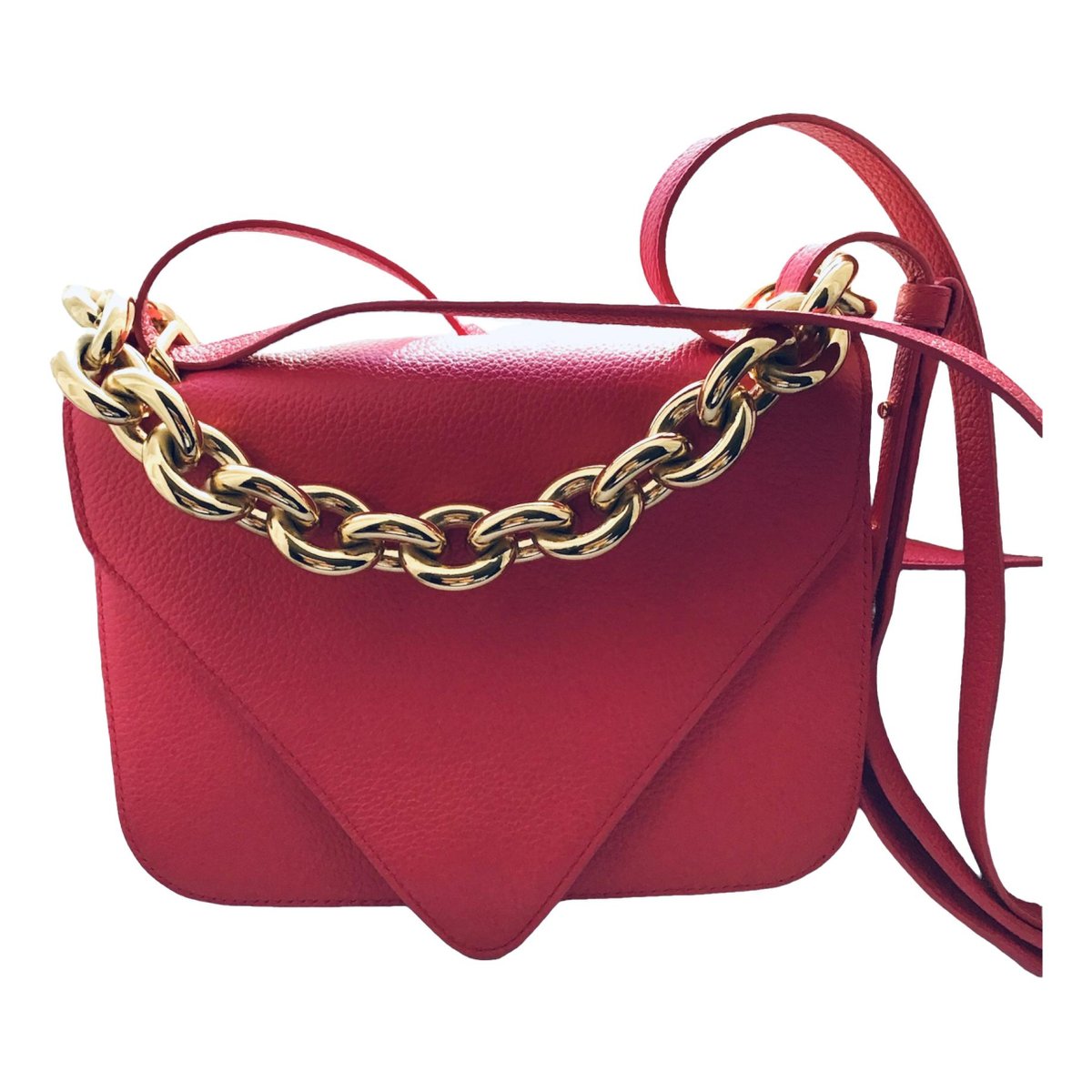 Mount leather crossbody bag