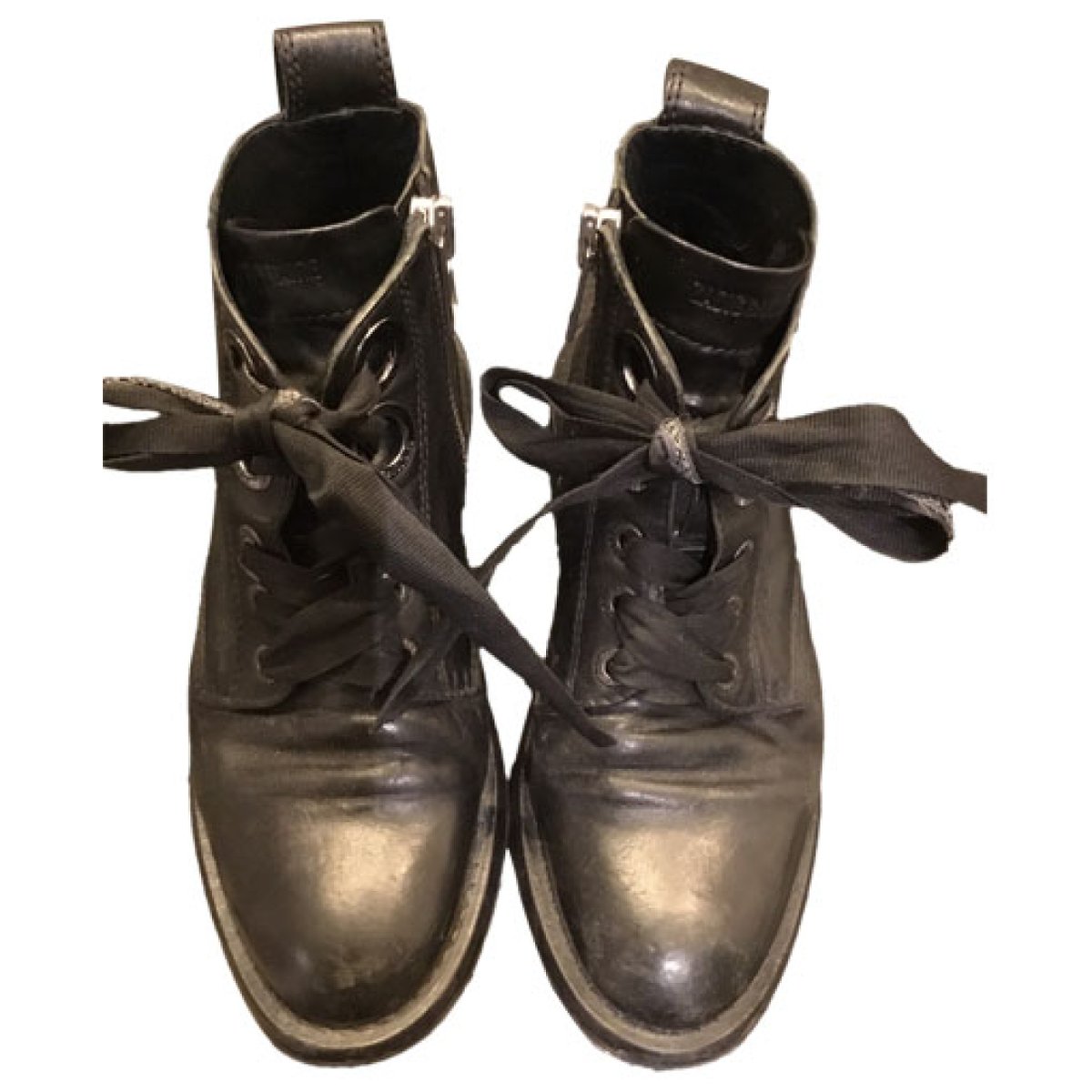 Laureen Roma leather biker boots