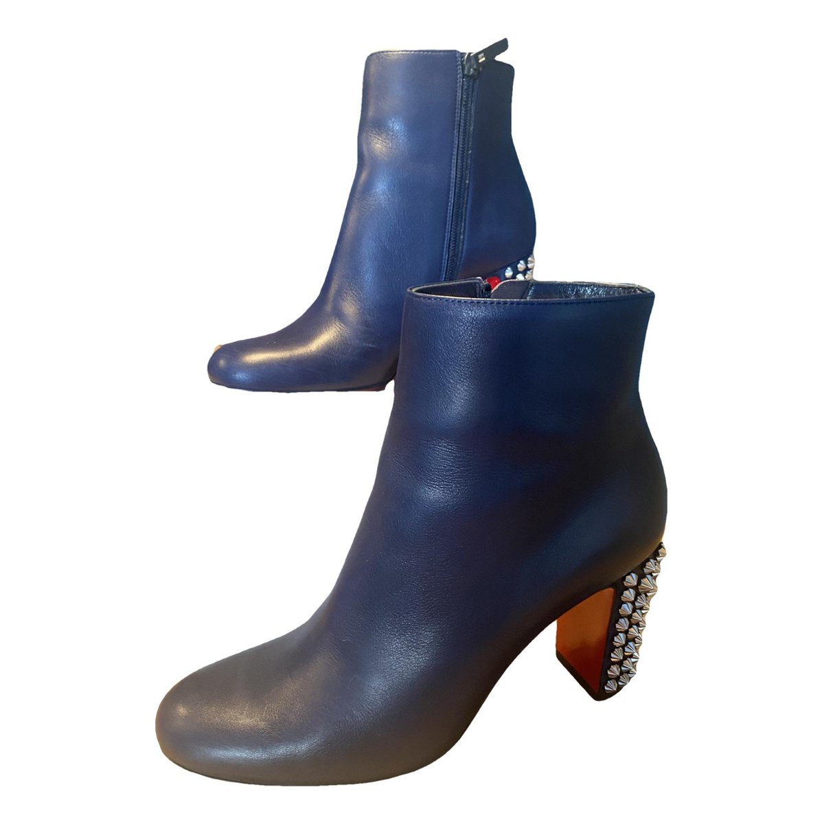 Suzy Folk leather ankle boots