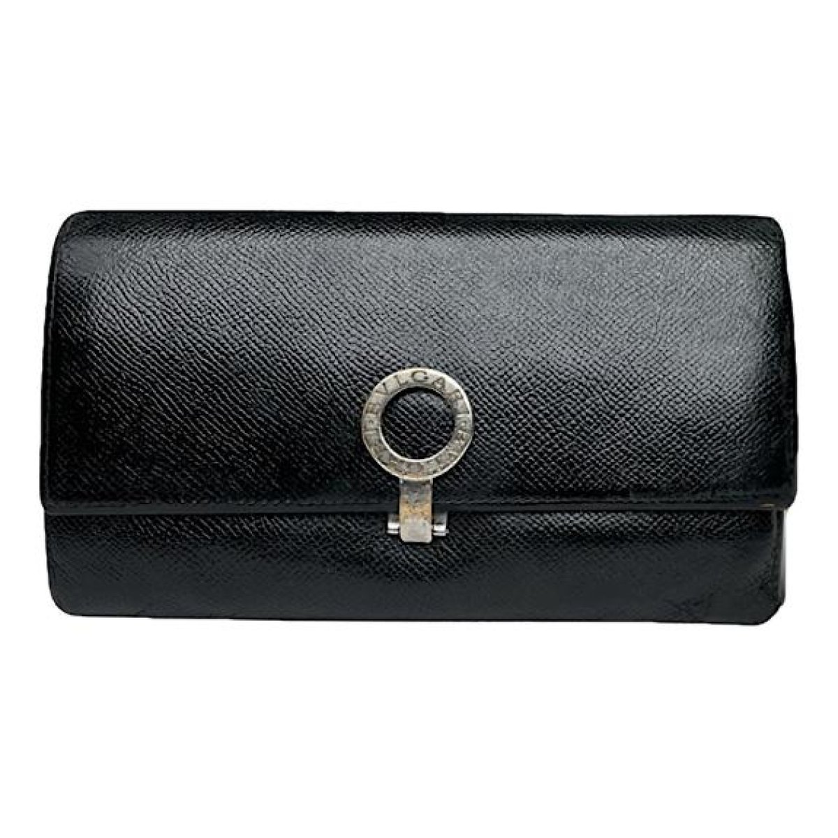 Serpenti leather wallet