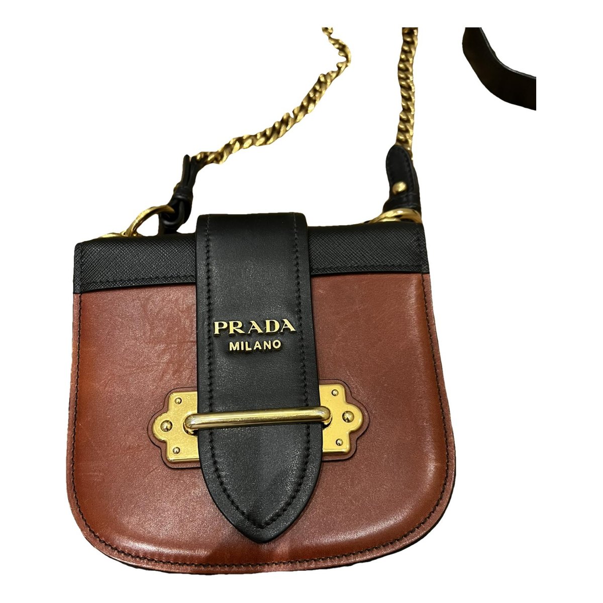 Cahier leather crossbody bag