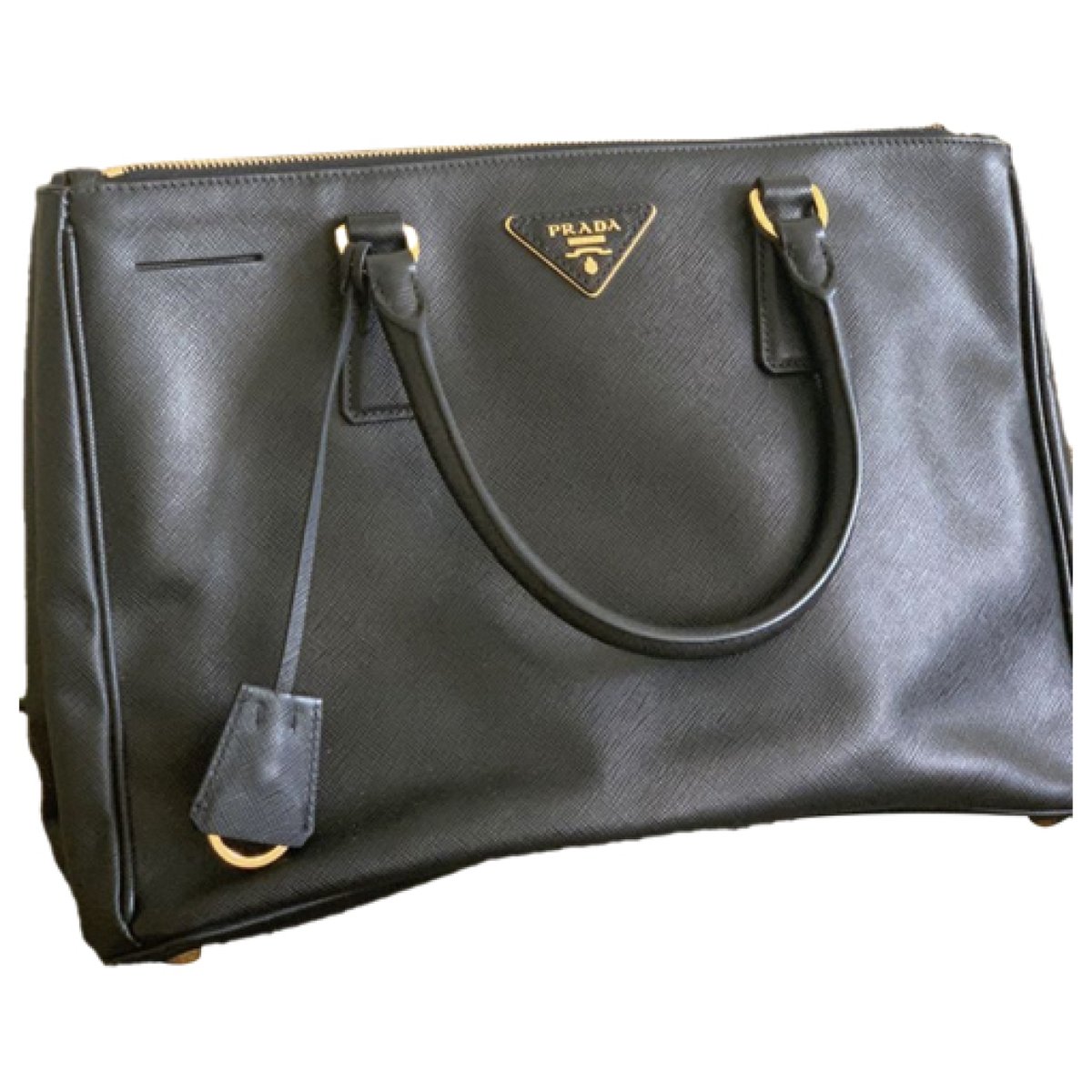 Saffiano patent leather handbag