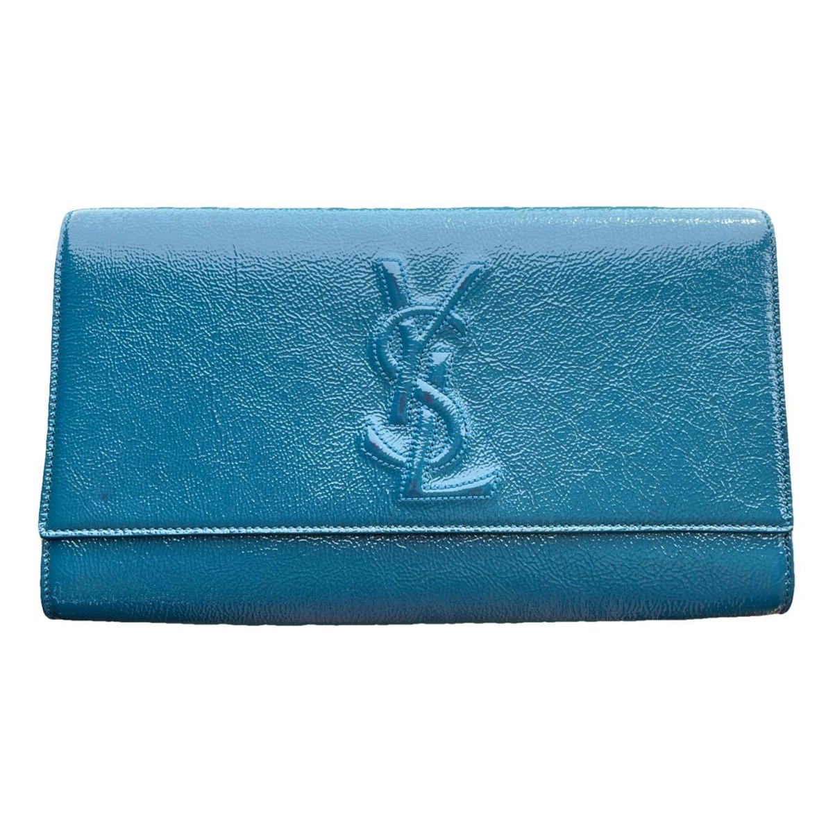 Belle de Jour patent leather clutch bag